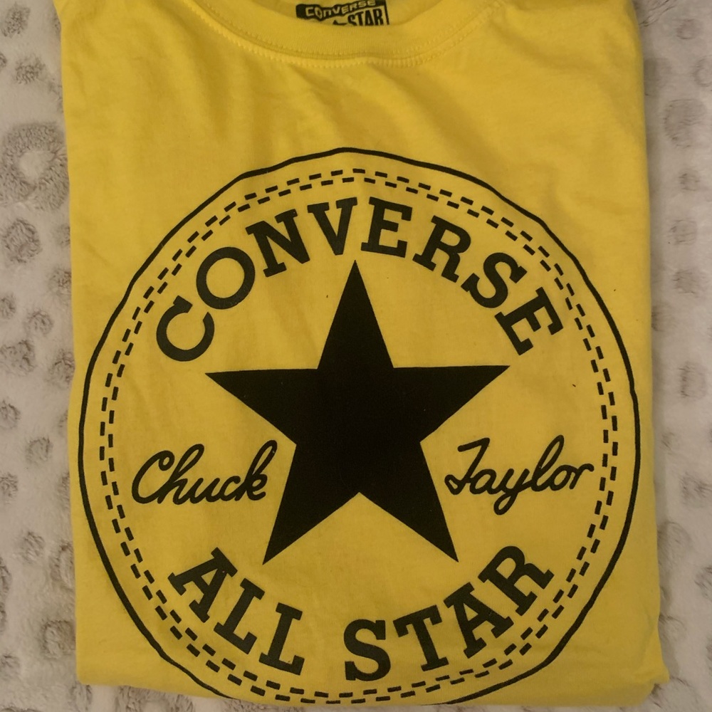 Yellow Chuck Taylor converse t-shirt